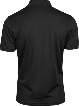 Club polo T-shirt, Sort - Style 7000