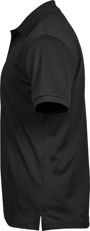 Club polo T-shirt, Sort - Style 7000