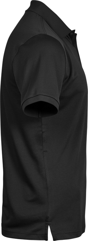 Club polo T-shirt, Sort - Style 7000