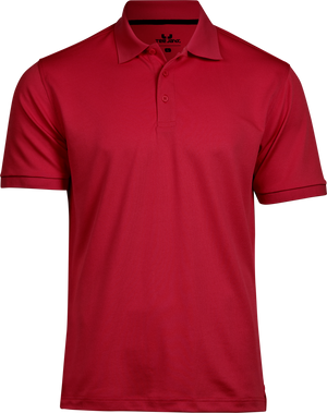 Club polo T-shirt, Rød - Style 7000