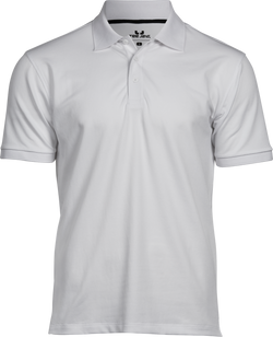 Club polo T-shirt, Hvid - Style 7000