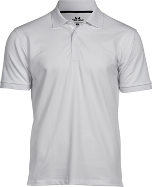 Club polo T-shirt, Hvid - Style 7000