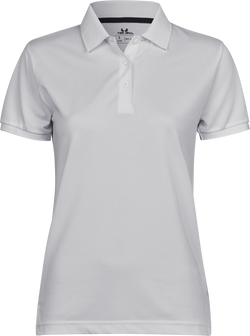 Club Polo Dame - Hvid - Teejays 7001
