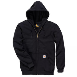 Hættetrøje Med Lynlås, Sort - Carhartt K122