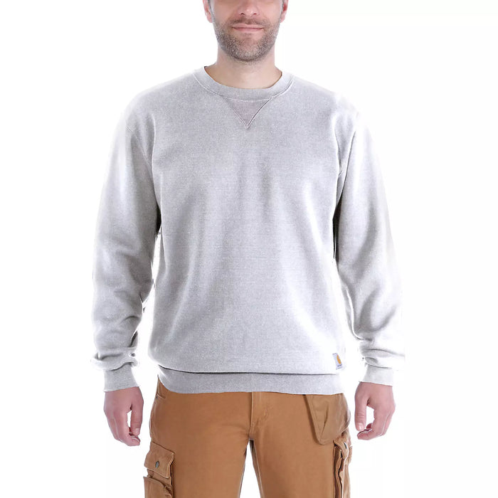 Crewneck Sweatshirt, Herre, Heather gray - Carhartt K124 - HGY