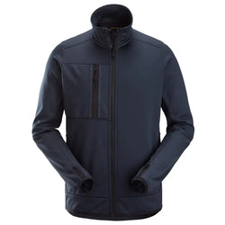 AllroundWork  Fleecejakke med lang lynlås, Herre, Navy - Snickers 8059 - 9500