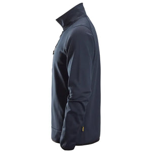 AllroundWork  Fleecejakke med lang lynlås, Herre, Navy - Snickers 8059 - 9500
