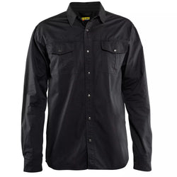 Twill Skjorte Bomuld, Herre, Sort - Blåkläder 3297-1135-9900