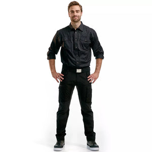 Twill Skjorte Bomuld, Herre, Sort - Blåkläder 3297-1135-9900