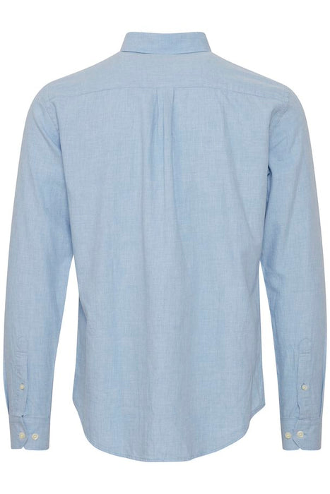 Anton Long Sleeved Shirt, Chambray Blue - Casual Friday 20504573 - 154030