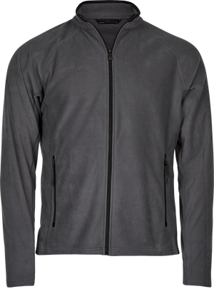 Active fleece cardigan, Mørk Grå, Herre - Style 9160