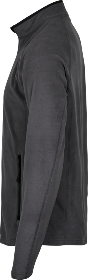 Active fleece cardigan, Mørk Grå, Herre - Style 9160