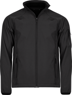 Letvægts softshelljakke, Sort, Herre - Style 9510
