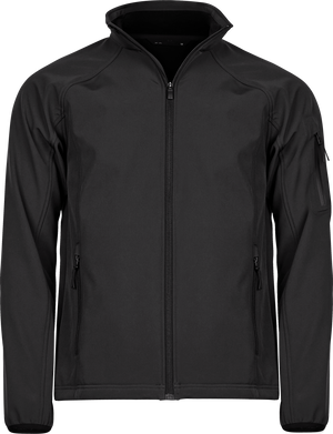Letvægts softshelljakke, Sort, Herre - Style 9510