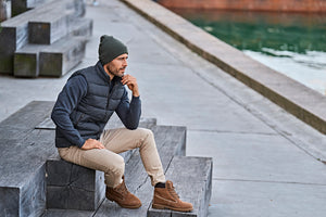 Lite bodywarmer/vest, Deep Grøn, Herre - Style 9648