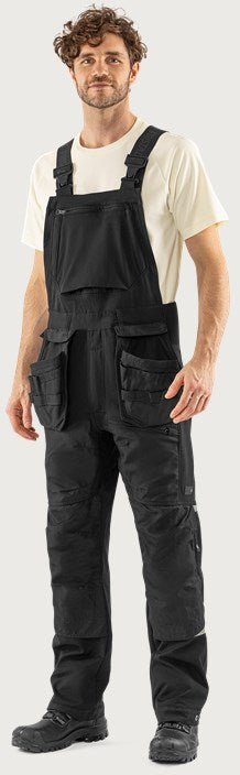 Håndværkeroveralls med stretch, Sort, Kansas 1830