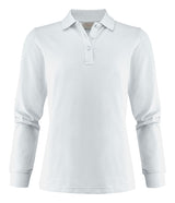 Surf Pro Langærmet Dame Polo, Hvid - PRINTER 2265027