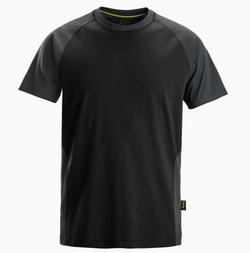 Snickers T-shirt 2550, Sort/Stål grå