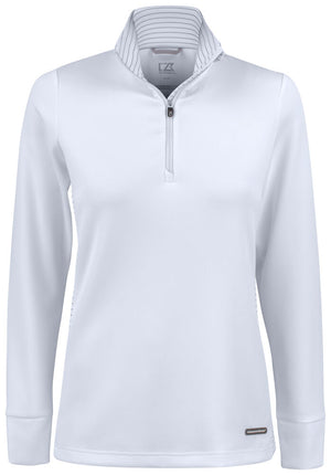 Traverse Halfzip, Dame, Hvid - CUTTER & BUCK 358417