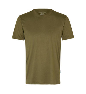 Perfekt running T-shirt Herre, Oliven - G21040