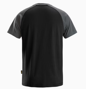 Snickers T-shirt 2550, Sort/Stål grå