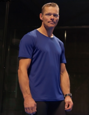 Perfekt running T-shirt Herre, Hvid - G21040