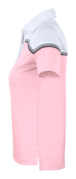 Seabeck Polo, Dame, Pink/Hvid - CUTTER & BUCK 354429