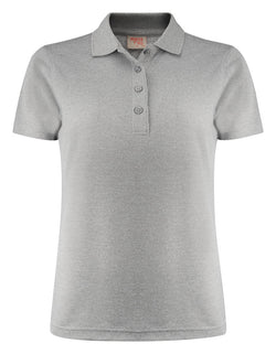 Pique Polo Dame, Grå - PRINTER 2265029