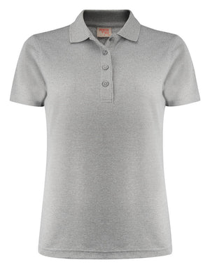 Pique Polo Dame, Grå - PRINTER 2265029