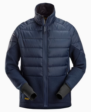 Elastisk Hybrid Jakke,  Marine/Mørk Marine Melange, Herre - Snickers 1902