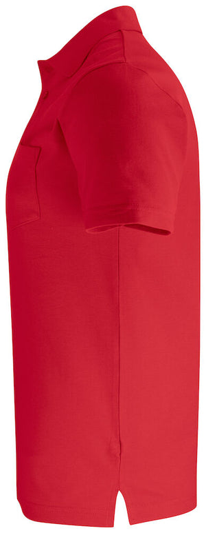 Basic Polo Pocket - Rød - CLIQUE 028255