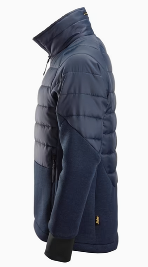 Elastisk Hybrid Jakke,  Marine/Mørk Marine Melange, Herre - Snickers 1902