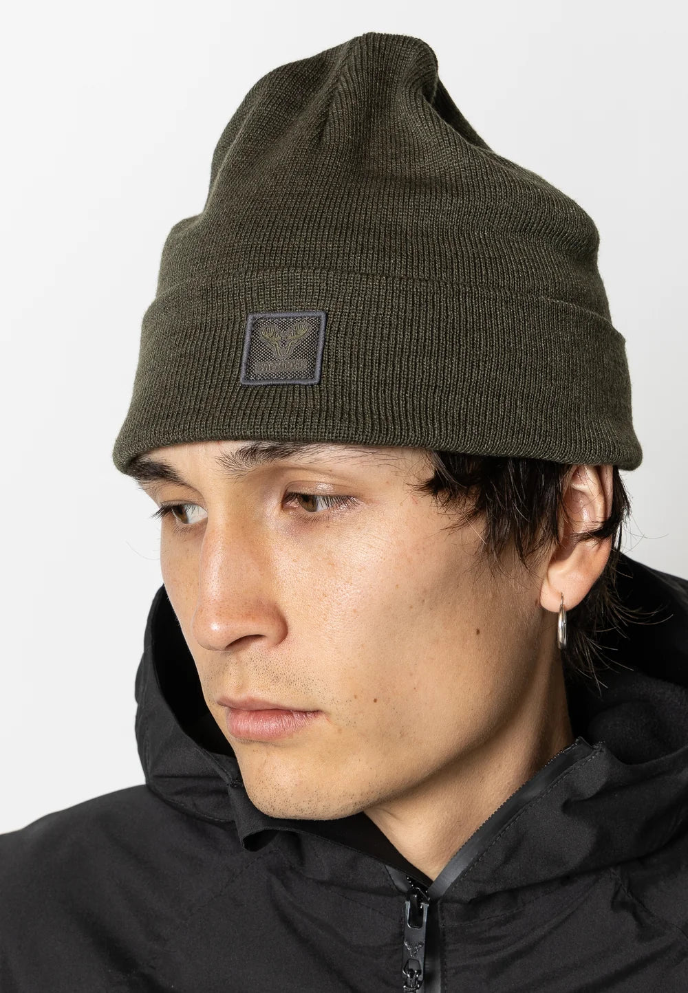 Base 2-Pack Beanie, Sort/Army, Fat Moose FM2795