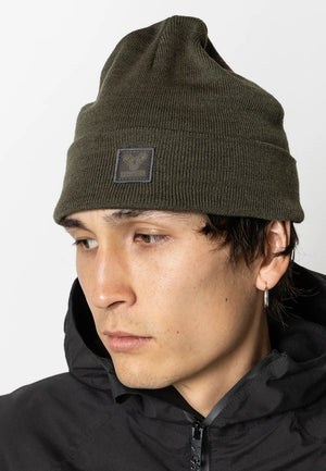 Base 2-Pack Beanie, Sort/Army, Fat Moose FM2795