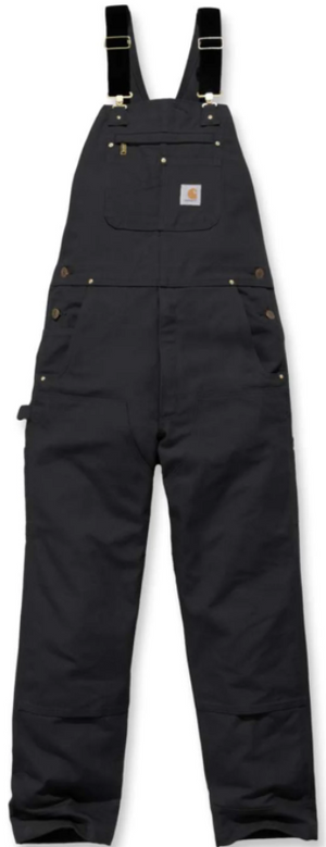 Bib overalls, Herre, Sort - Carhartt 102776 - 001