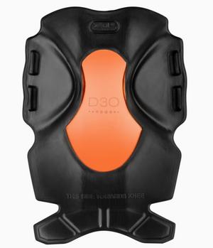 Avanceret D3O® Håndværker Knæpuder - Sort/Orange - Snickers 9191