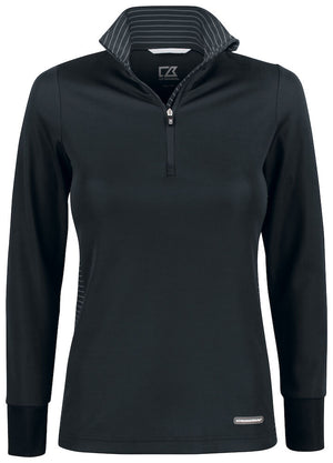 Traverse Halfzip Dame, Sort - CUTTER & BUCK 358417