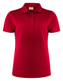 Pique Polo Dame, Rød - PRINTER 2265029