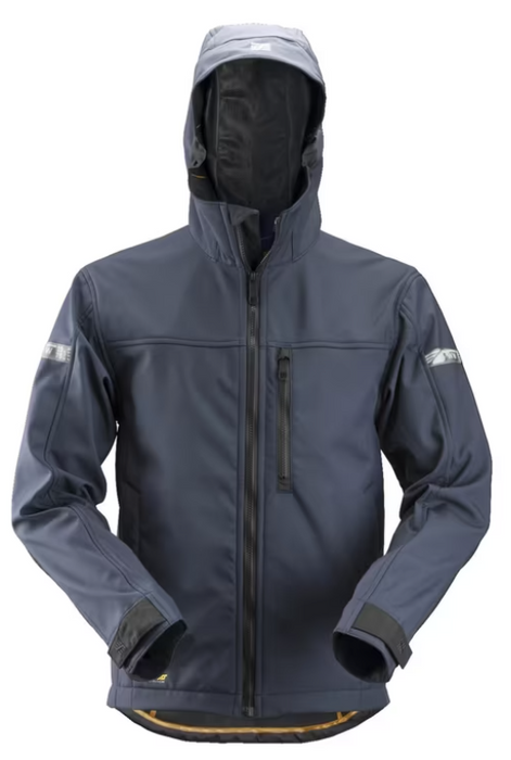 Softshell Hættejakke, Navy/Sort, Herre - Snickers 1229