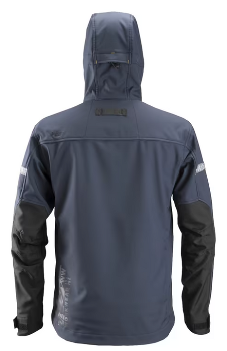 Softshell Hættejakke, Navy/Sort, Herre - Snickers 1229