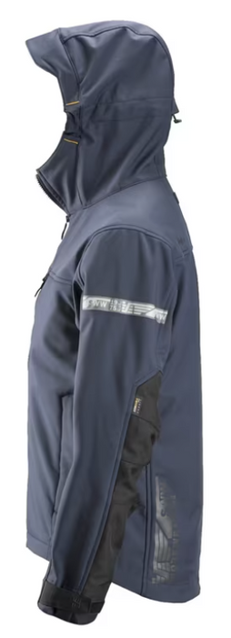 Softshell Hættejakke, Navy/Sort, Herre - Snickers 1229