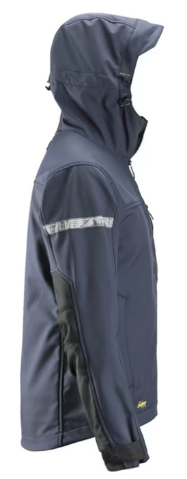 Softshell Hættejakke, Navy/Sort, Herre - Snickers 1229