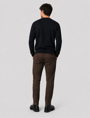 Brendon Jersey Pents, Mørk Brun, Clean Cut Copenhagen CC2577