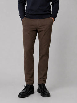 Brendon Jersey Pents, Mørk Brun, Clean Cut Copenhagen CC2577