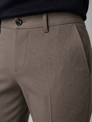 Brendon Jersey Pents, Mørk Khaki, Clean Cut Copenhagen CC2577