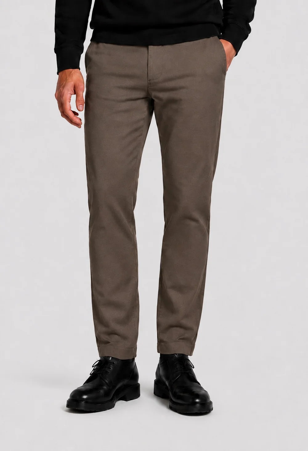 Brendon Jersey Pents, Mørk Khaki, Clean Cut Copenhagen CC2577