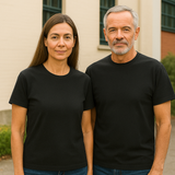 Billig Basic T-shirt Unisex, Sort - ST144