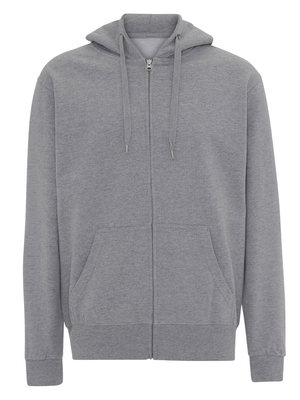 Premium Comfort Zip Hoodie, Oxford Grey