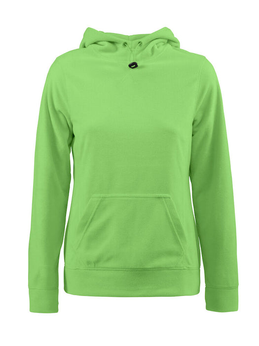 Mikrofleece Hættesweater Dame, Lime - PRINTER 2261511