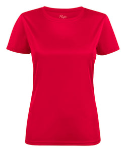 Run T-shirt Dame, Rød - PRINTER 2264026